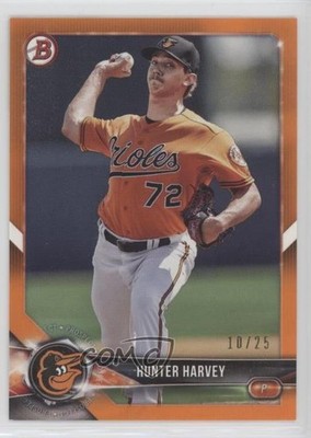 2018 Bowman Prospects Orange 10/25 Hunter Harvey #BP4 c5b
