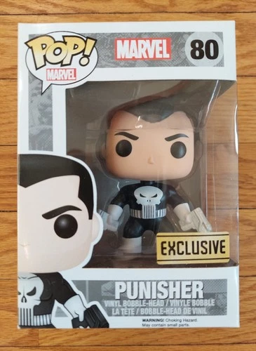 Funko Pop! Marvel - The Punisher #80 Exclusive - Vinyl Bobble-Head Figure - NEW