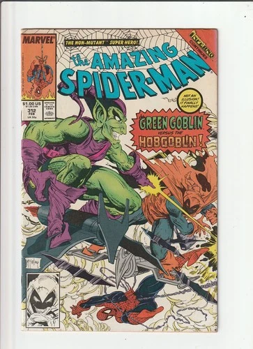 Amazing Spider-Man #312 (1989) FN+ McFarlane – Green Goblin vs Hobgoblin