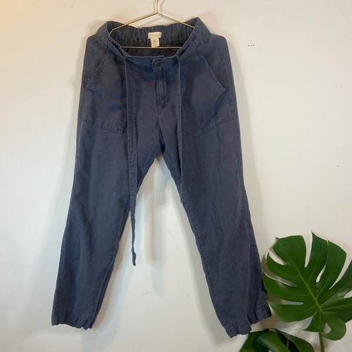 Boho Resort Wide Leg Pants Blue Casual Drawstring Pants