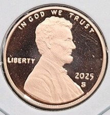 2025-S Lincoln Shield Cent | PROOF | Last Cent Made! Pulled Straight From Sets!