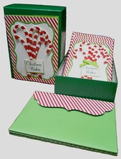 Christmas Party Brother-Sister Design Studio 6 Cards+ 6 Envelopes 7.2x5.2"   R27