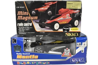 Nikko Radio Controlled Cars Job Lot x 2 Toys Mantis Mini Magnum 1:20 Scale - Image 1 of 4