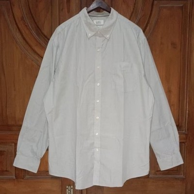 CROFT & BARROW Men's Long-Sleeved Shirt, Light Gray, Big Size 