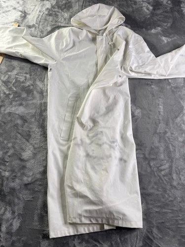 Vetements WAH18 JA24 Men's Raincoat One Size White Underarm Ventilation Eyelets image 7