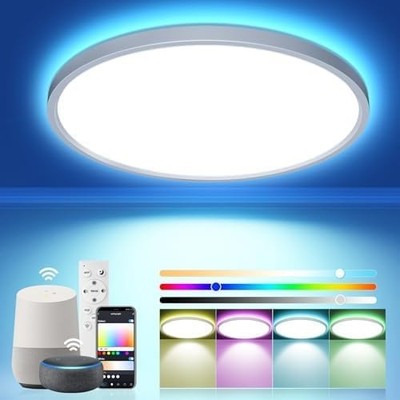 Dimmbare RGB-Deckenlampe Alexa Steuerung 30 cm