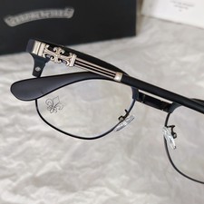 Chrome Style Hearts Bonennoisseur Glasses Black Gray Frame Women Men Eyewear