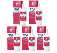 5x Hylo-Dual Intense Lubricating Eye Drops 10ml