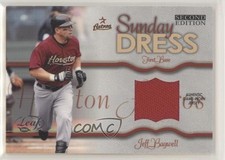 2004 Leaf Second Edition Sunday Dress Jerseys Jeff Bagwell #SD-5 HOF n1u