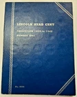 Lincoln Head Cent Collection 1909-1940, Number One Book 71 Coins