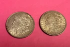 Two 1921 Morgan Silver Dollars