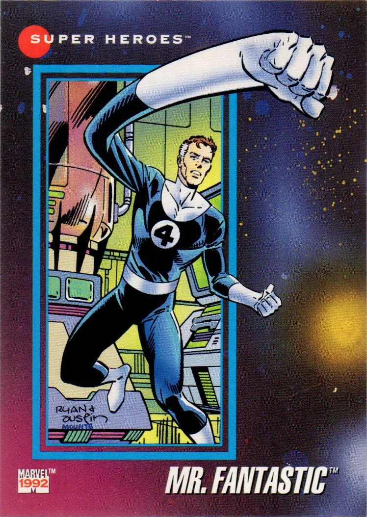 Mr. Fantastic #33 Marvel 1992 Universe trading card — raw and PSA graded price guide