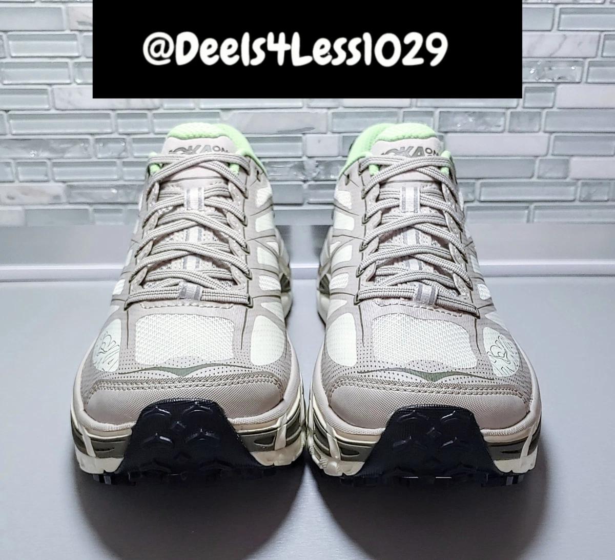 Hoka One One Mafate Speed 2 Mens Size 11.5D Beige Eucalyptus Green Hoka One One Mafate Speed 4 Low Beige for sale | eBay main image 4