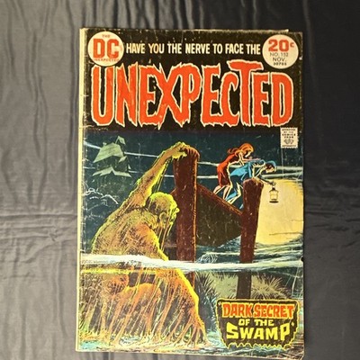 DC Comics The Unexpected #152 (Nov 1973) Dark Secret of the Swamp