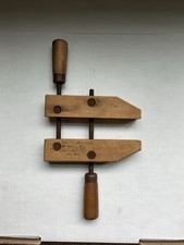 Vintage JORGENSEN Wood Handscrew Woodworking Gluing Clamp Made in USA Chicago