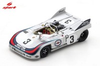 Spark S2334 1:43 Porsche 908/03 Sieger NüRburgring 1000 Km 1971 #3 Weiß Resin
