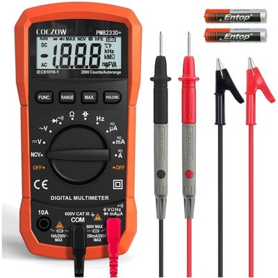 Digitalmultimeter AC/DC Spannung Strom Widerstand Kapazität Frequenz Diodentests