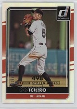 2016 Panini Donruss Stat Line Career 19/498 Ichiro Suzuki Ichiro #149 HOF 03xg