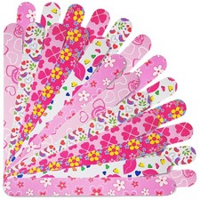 Colorful Emery Board Nail File for Natural Nails Double Sided 180 Grit