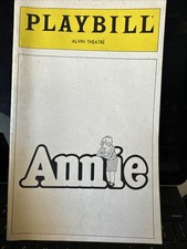 Annie - Broadway Playbill July 1981 - Allison Smith, Marcia Lewis