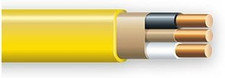 Romex Brand Simpull 12 Gauge / 2 Conductor Copper Electrical Wire, Yellow, 4000