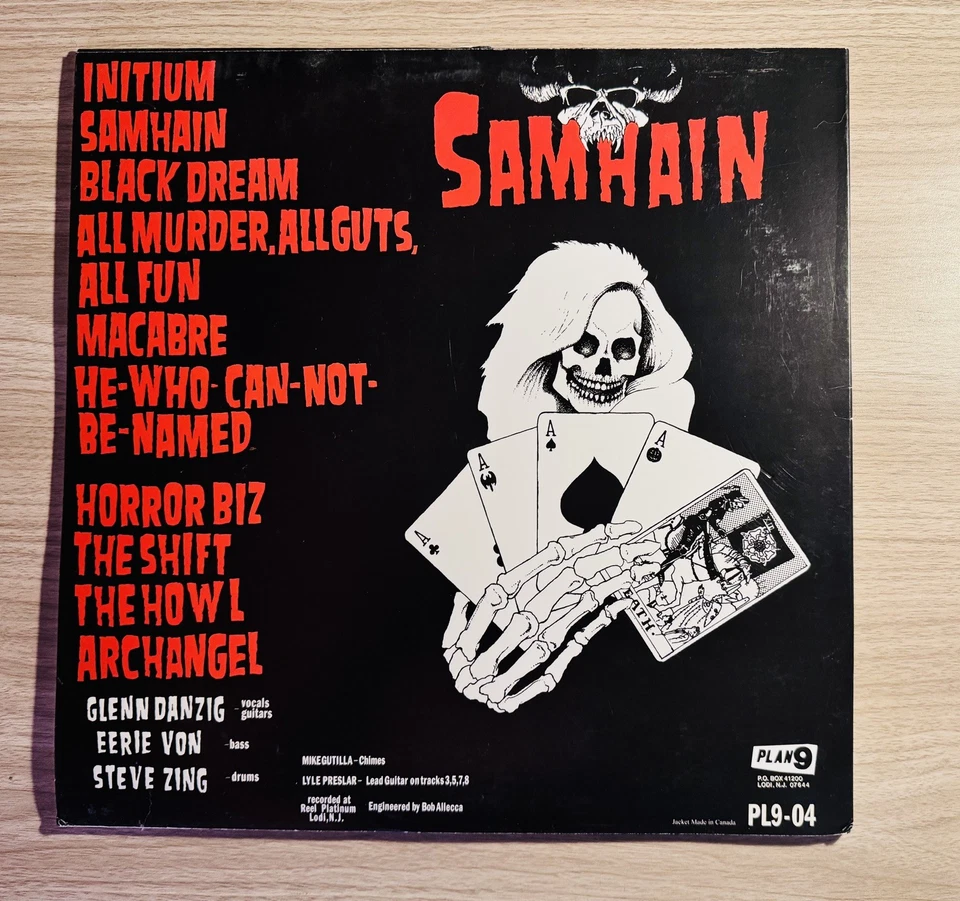 Samhain Initium 12 дюймов виниловый план 9 пластинок Misfits Danzig - Изображение 2 из 4