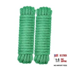 Boat Dock Lines 3/8 Inch x 15 FT Nylon Mooring Line Boat Ropes for Docking
