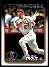 Mike Trout 2024 Topps Stars of the American League #AL-1 Los Angeles Angels