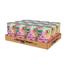 A Strong Heart Wet Dog Food, Country Stew - 22 oz Cans (Pack of 12), Made in ... 2.14 per gallon
