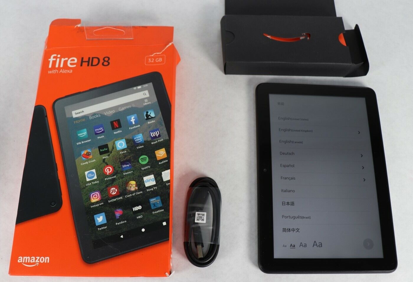 Amazon Fire HD 8 Tablet 8" - 32GB Black Open Box