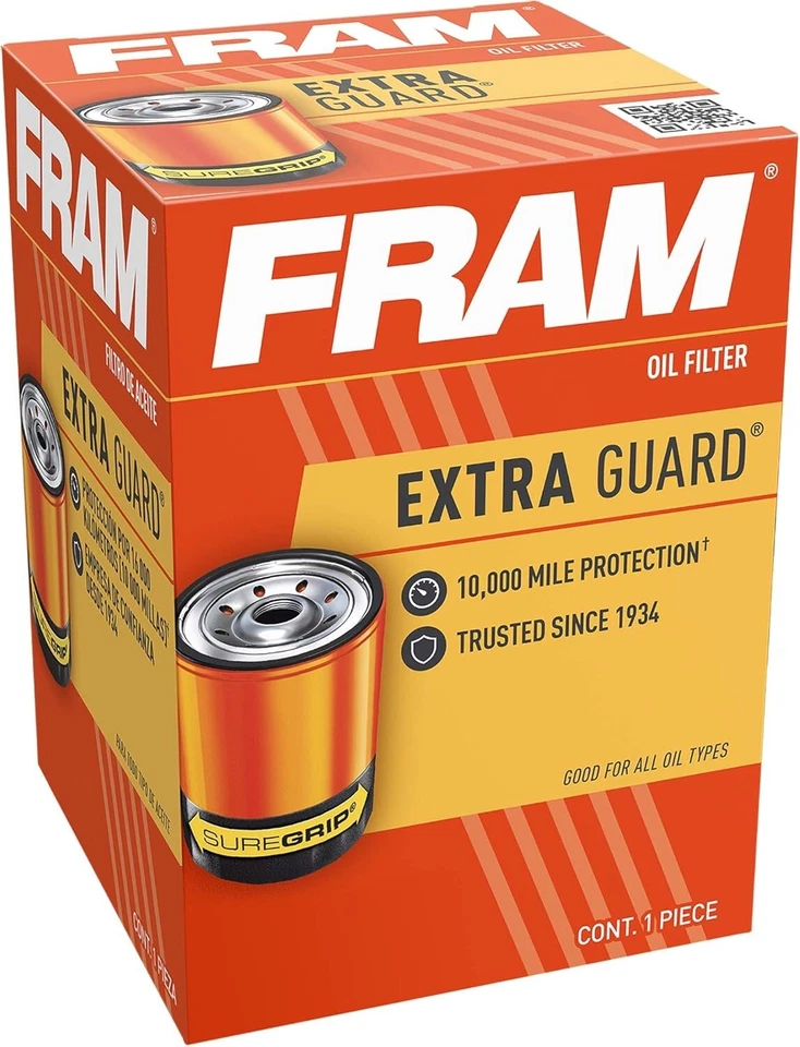 FRAM Extra Guard PH4386, 10K Mile Change Interval Spin-On Oil Filter Foto 2 de 4