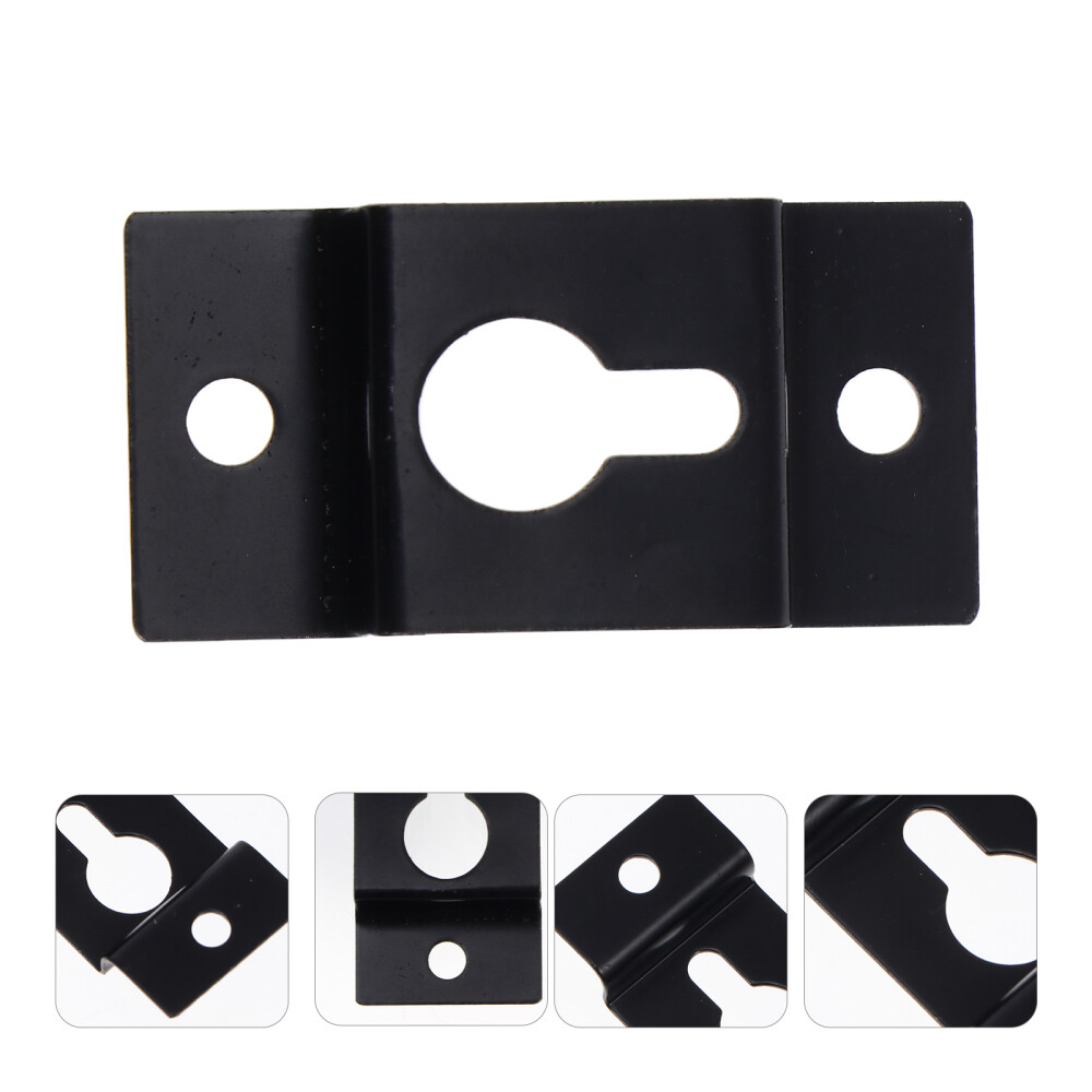 20 Pcs Wall Mounted Speaker Hangers Keyhole Brackets Small Square Hanging Piece