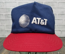 Vintage 1980s AT T Trucker Style Snapback Men's Cap Hat Call Before You Dig USA