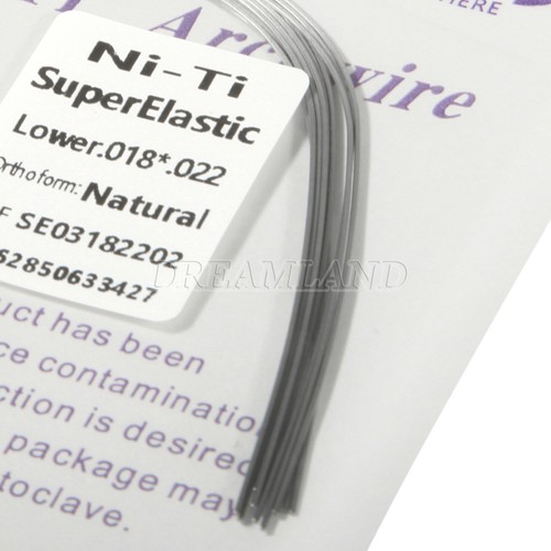 Confezione 10 Filo Arco Niti Super Elastico Ortodontico Rettangolare Natura SKYSEA Dentale - Foto 20 di 35
