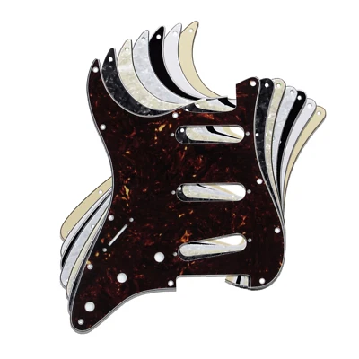 GUITAR ANATOMY Linkshänder Strat Stratocaster E-Gitarre Schlagbrett Kratzplatte für Fender