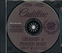 1984-1985 Cadillac Shop Manuell Und KöRper Cd Deville Eldorado Seville Fleetwood
