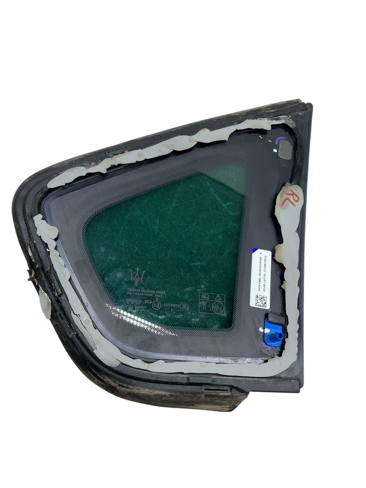 2017-2022 MASERATI LEVANTE REAR LEFT QUARTER PANEL GLASS WINDOW 670101056 OEM