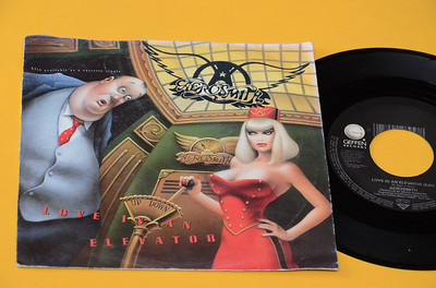 ''AEROSMITH 7'''' LIEBE IM AUFZUG ORIG DEUTSCHLAND 1989 EX''