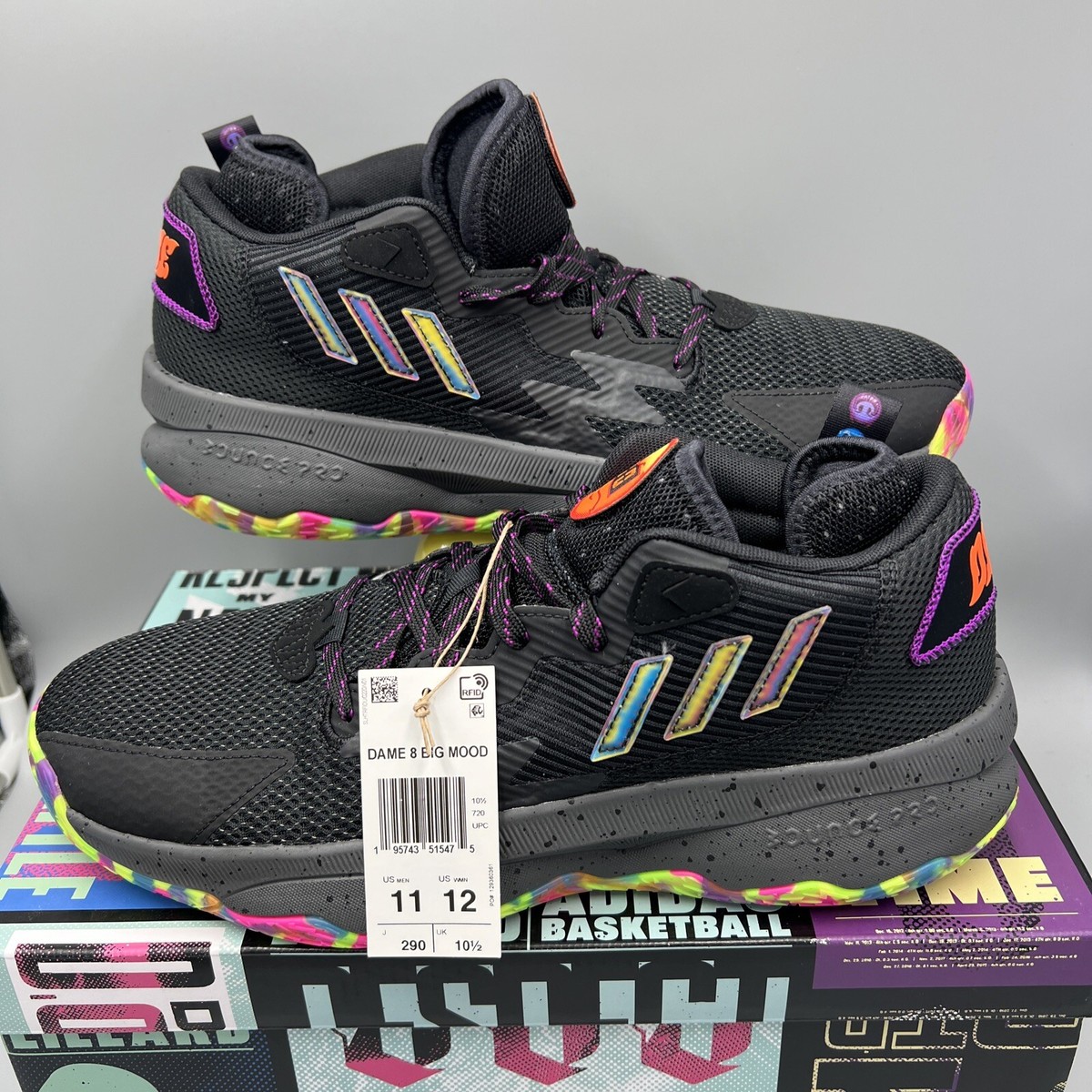 Size 12 - adidas Dame 8 Big Mood for sale online | eBay