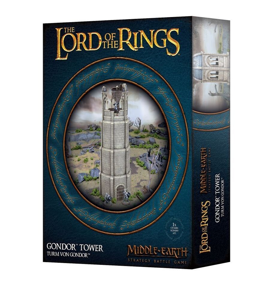 Gondor Tower - Terrain - Brand New - LOTR Middle Earth Strategy Battle Game