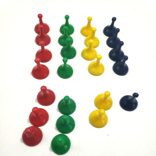 Sorry! Board Game Replacement Tokens Vintage 1960s Sorry Plastic Set + - Picture 1 of 3