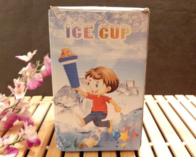 MAGIC ICE CUP FROZEN SLUSHIE MAKER  BLUE  New