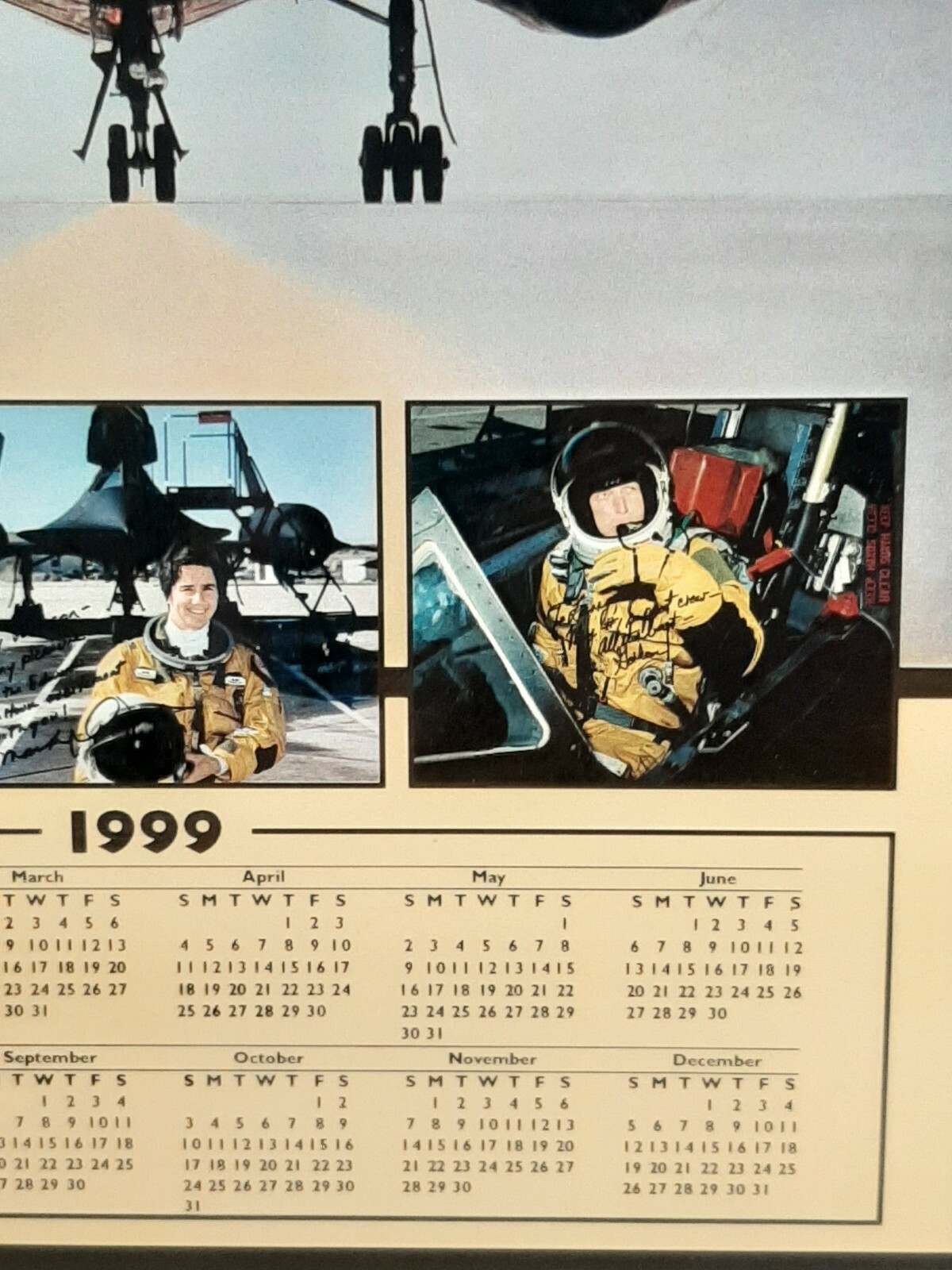 NASA 1999 Calendar with Signed pictures to Larry Johnson #G786 | eBay