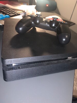 Sony PlayStation 4 Slim Spielkonsole - Schwarz (CUH-2016B)
