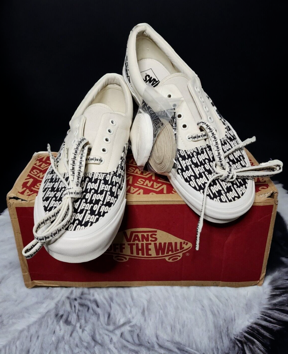 Size 13 Fear of God x Vans Era 95 DX Collection White for sale