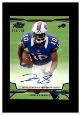 2013 Topps Prime Autographs #109 Robert Woods RC /250 Buffalo Bills