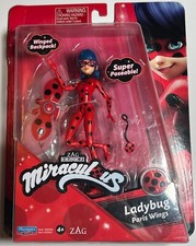 Miraculous Ladybug Paris Wings Figurine Super Poseable New in Box