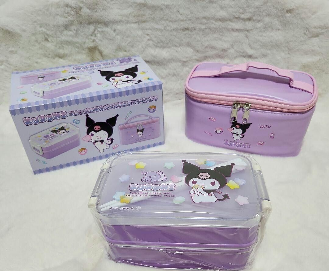 AK10 Kuromi Mash Gummy Lunch Box with Cooler Bag | eBay