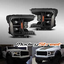 Fit 18-20 Ford F150 LUXX-Series G2 DRL/Signal Projector LED Headlights