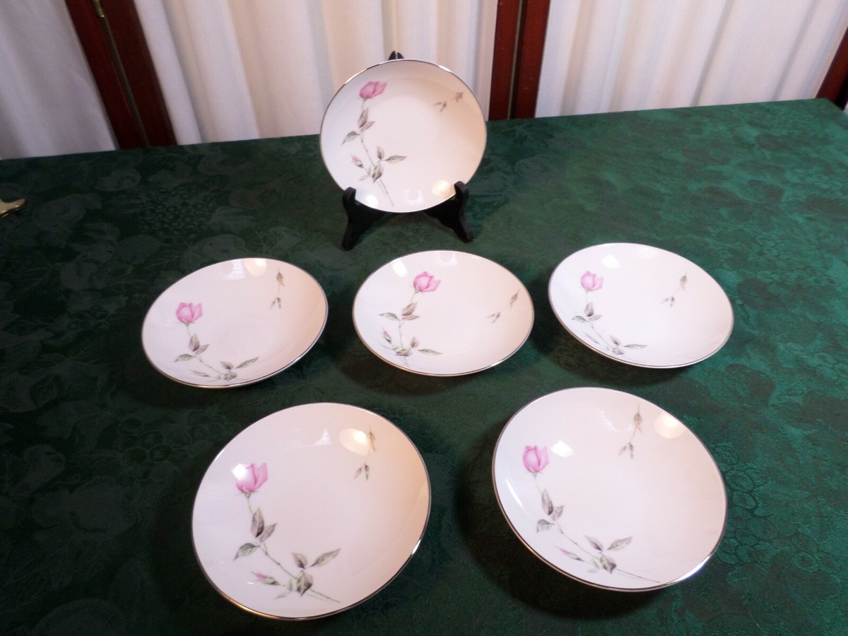Exquisite Mid-Century Style House Fine China Dawn Rose Fruit